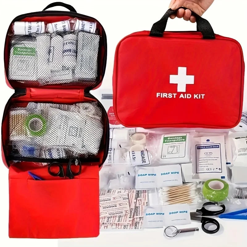 210pcs First Aid Kit – All-Purpose Emergency Medical Bag